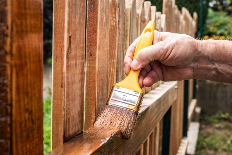 Interior Fence Painting